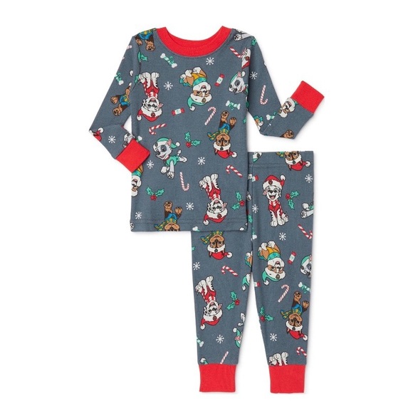 Nickelodeon Other - NWOT Nickelodeon 2-piece Paw Patrol 2T toddler Christmas character pajamas